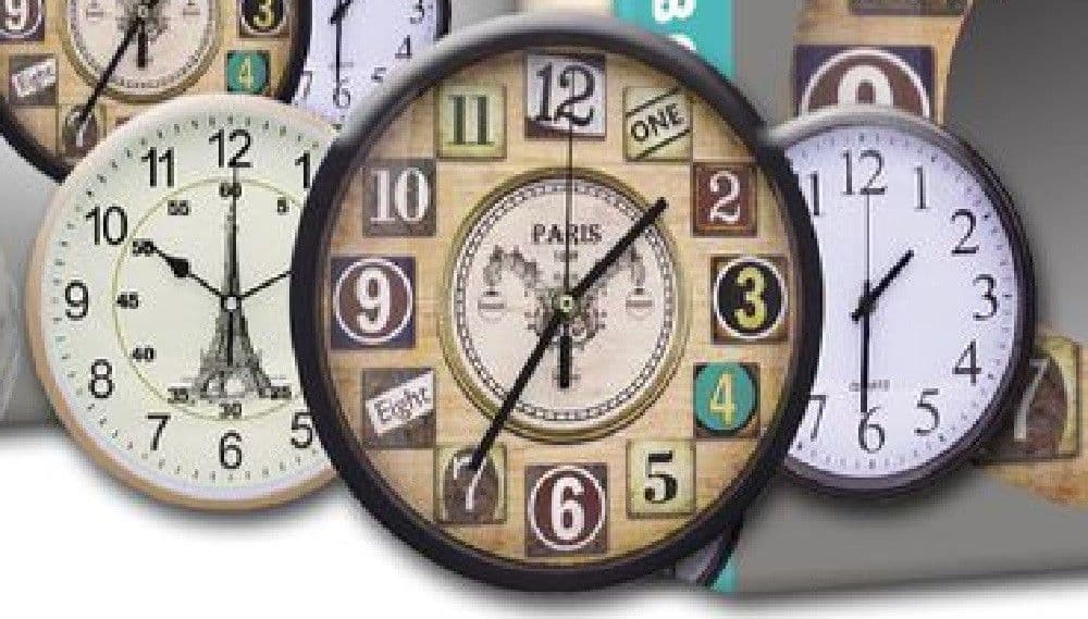 OROLOGIO DA PARETE MURO DA 35 CM CASA CUCINA UFFICIO MODELLI ASSORTITI TX-9144 - 3