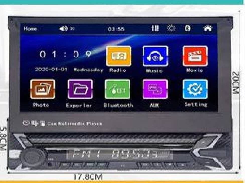 AUTORADIO CON MONITOR 7″ HD LETTORE MULTIMEDIALE PER AUTO 60WX4 BLUETOOTH CX-8225 - 3