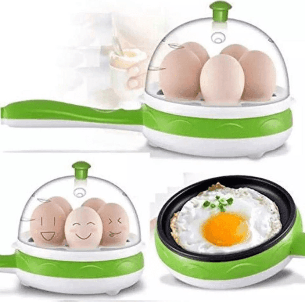 MAGIC POT EGG PENTOLA MAGICA CUOCI UOVA SODE VAPORE DOPPIO STRATO MINI FORNELLO - 2