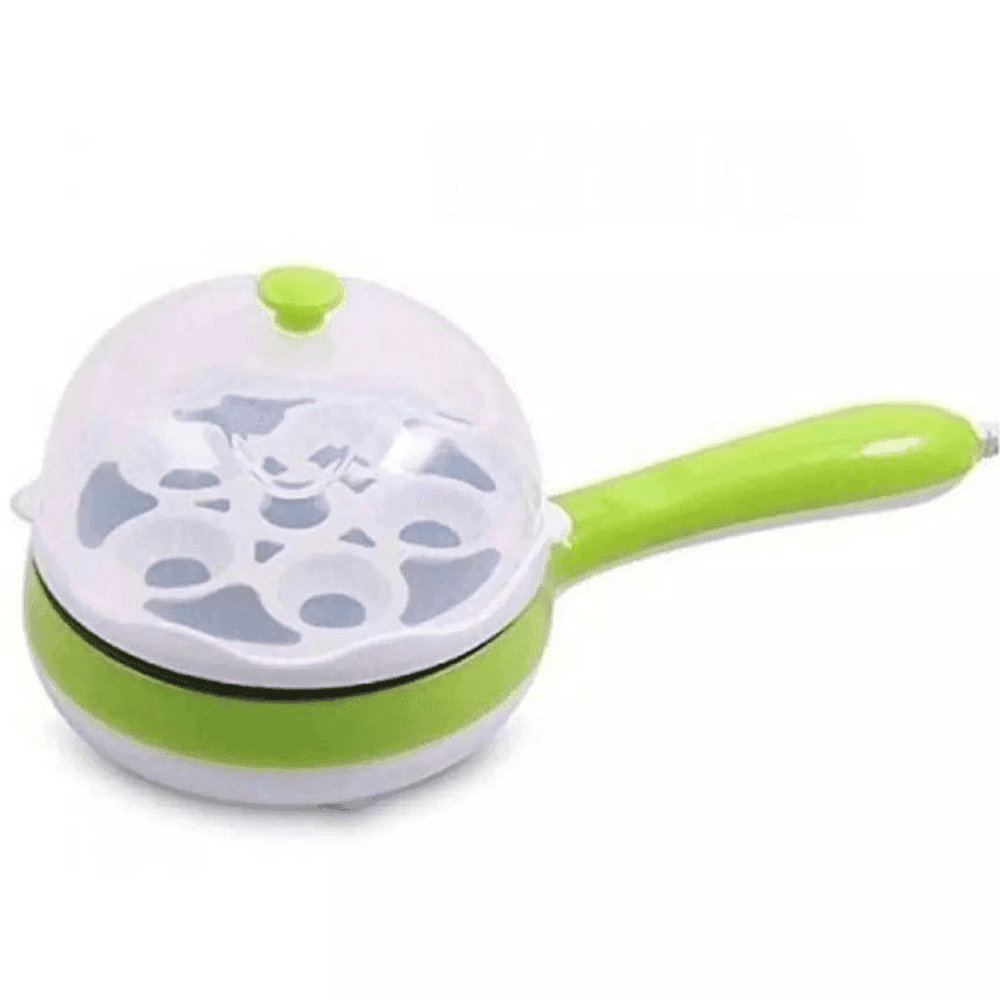 MAGIC POT EGG PENTOLA MAGICA CUOCI UOVA SODE VAPORE DOPPIO STRATO MINI FORNELLO - 5