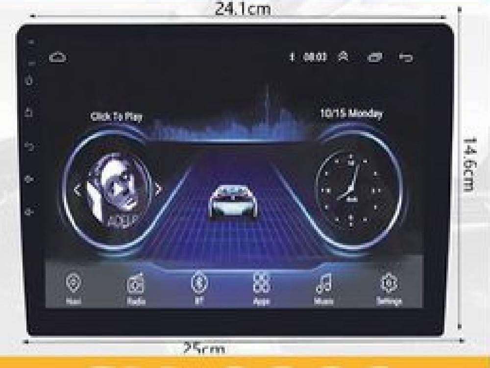 AUTORADIO CON MONITOR SCHERMO TOUCH TFT 10″ HD LETTORE SISTEMA ANDROID CX-8222 - 3