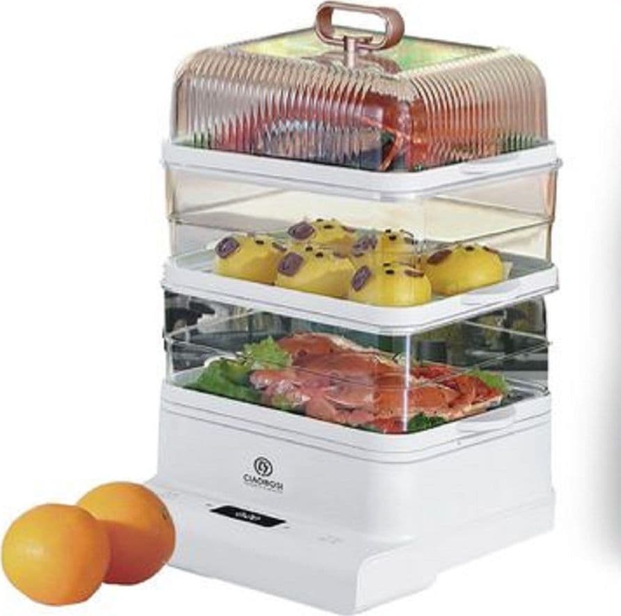 VAPORIERA ELETTRICA MULTIFUNZIONALE CUOCI VIVANDE 800W TIMER AUTOMATICO TX-8440 - 4