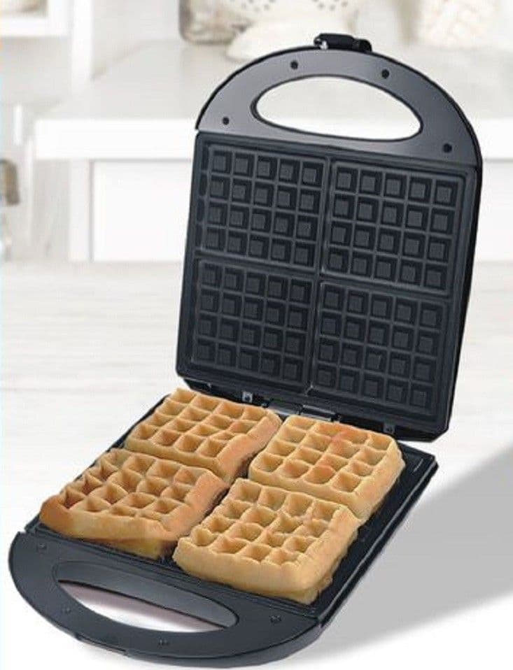 PIASTRA ELETTRICA MACCHINA PER WAFFLE 1400W CON RIVESTIMENTO ANTIADERENTE TX-9947 - 4
