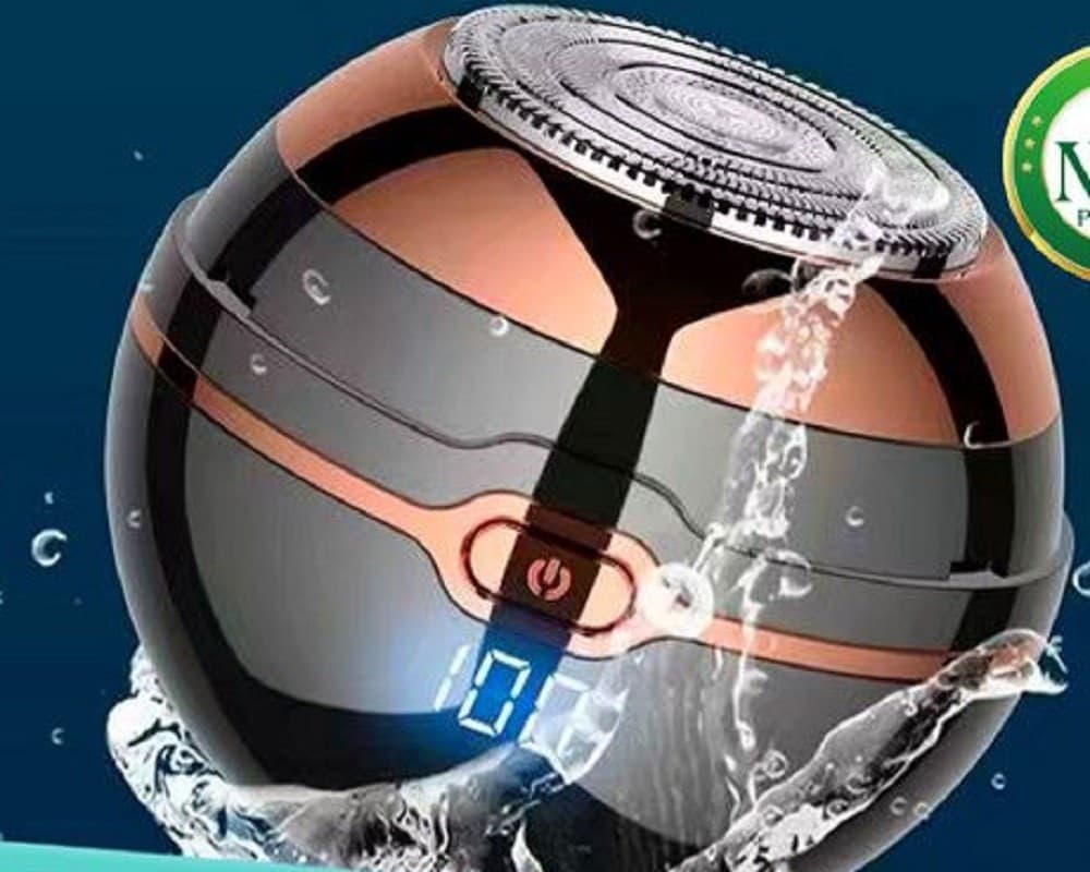 RASOIO TAGLIACAPELLI ELETTRICO RICARICABILE A SFERA SFERICO UOMO BARBA TX-8408 - 4