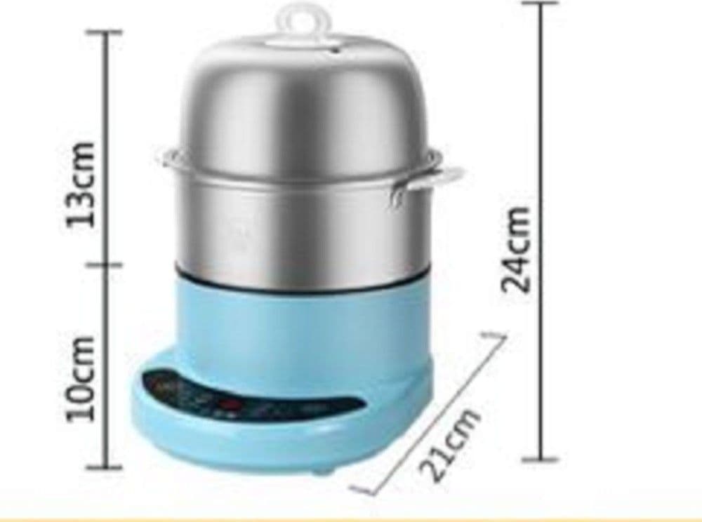 CUOCI UOVA AL VAPORE BOLLITORE ELETTRICO 350W FORNELLO CUOCIUOVA 12 UOVA TX-8405 - 3