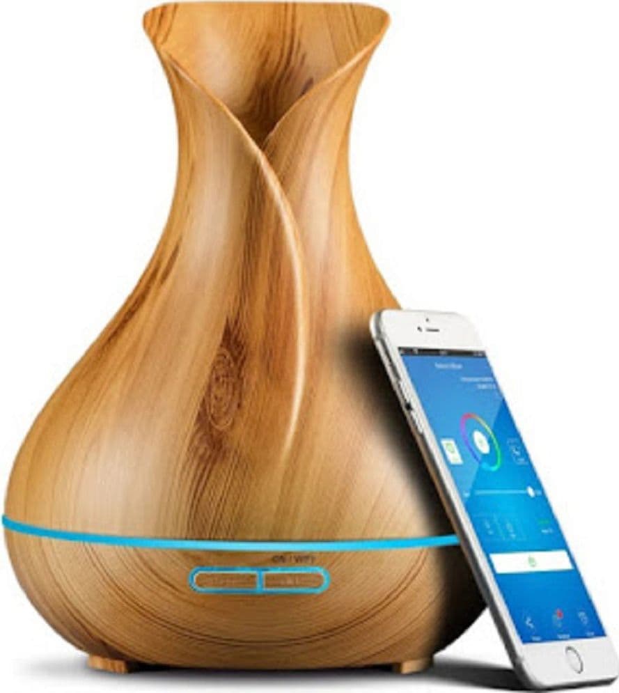 DIFFUSORE AROMI UMIDIFICATORE ULTRASUONI 500ML 10W AROMATERAPIA WIFI SMART HOME TX-8363 - 7