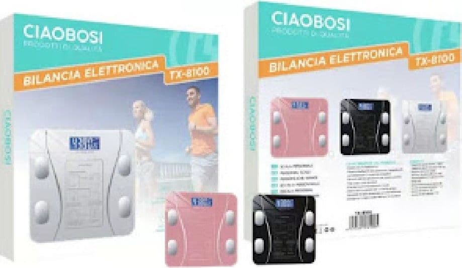 BILANCIA PESAPERSONE DIGITALE PROFESSIONALE 180KG ELETTRONICA DISPLAY LCD TX-8100 - 5
