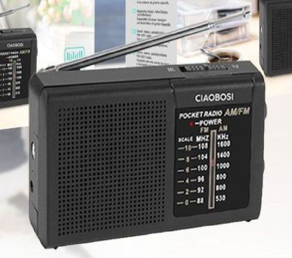 MINI RADIO FM PORTATILE TASCABILE BANDE AM FM RICEVITORE AUDIO MUSICA TX-8184 - 3