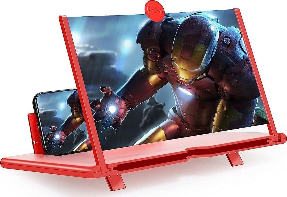LENTE DI INGRANDIMENTO SCHERMO 12" 3D PER CELLULARE SMARTPHONE GUARDARE VIDEO FILM - 9