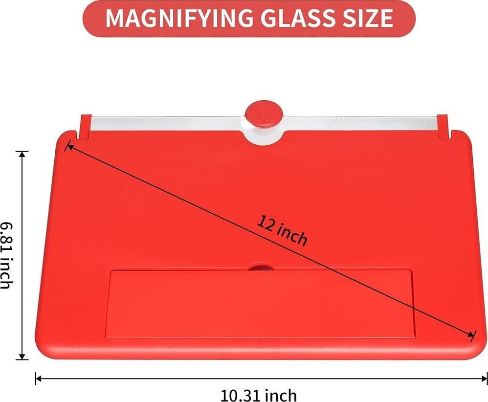 LENTE DI INGRANDIMENTO SCHERMO 12" 3D PER CELLULARE SMARTPHONE GUARDARE VIDEO FILM - 17