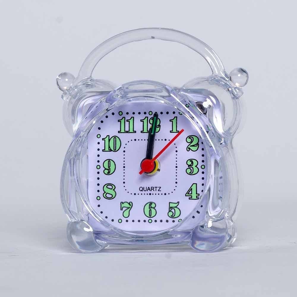 SVEGLIA ANALOGICA OROLOGIO ALARM CLOCK LUCE NOTTURNA FUNZIONE MUTO TAVOLO TX-9122 - 8