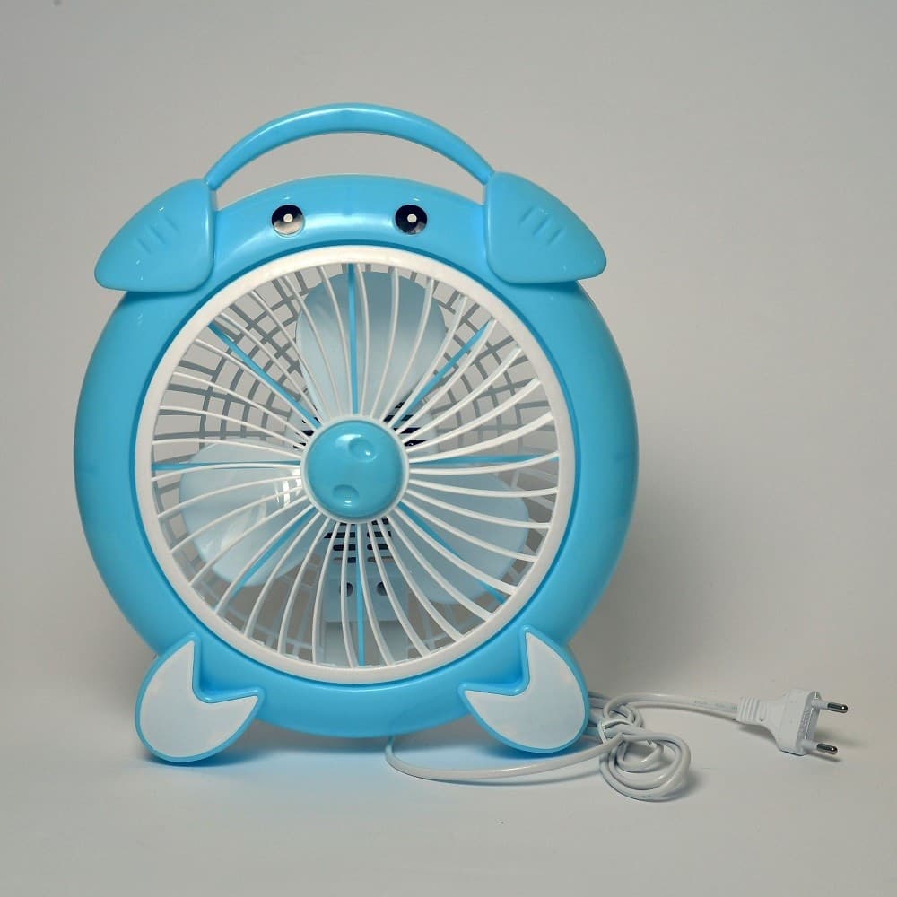 VENTILATORE ELETTRICO 30 WATT 3 VENTOLE SILENZIOSO DA TAVOLO COLORATO TX-9280 - 7