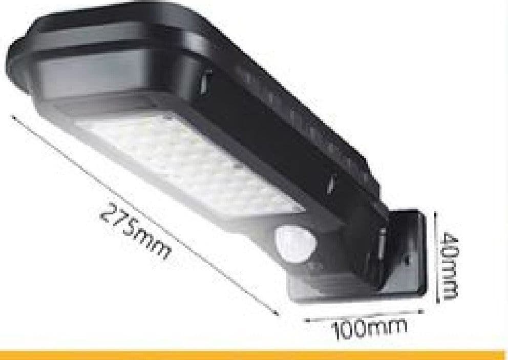 LAMPIONE PANNELLO SOLARE SENSORE FOTOVOLTAICO 60 LED FARO STRADALE 10 W TX-9327 - 2