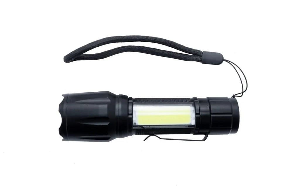 TORCIA TATTICA USB RICARICABILE A LED ZOOM TELESCOPICO ESCURSIONI PESCA TX-9633 - 8