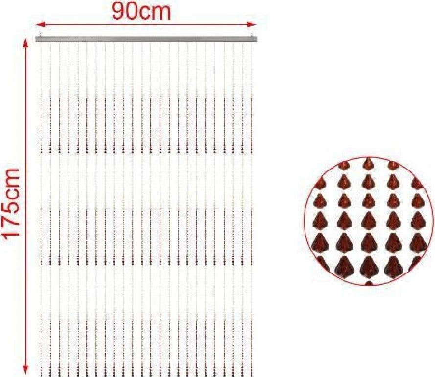 TENDA A FILI CON PERLINE COLORATE SUPPORTO PER PORTA 90X175 CM MOSCHIERA 2002913 - 2