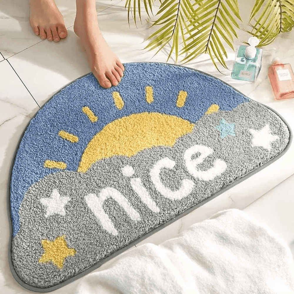 TAPPETO CUTE BAMBINI RAGAZZI STANZETTA CAMERETTA RESISTENTE ASSORBENTE 50X80 CM - 2