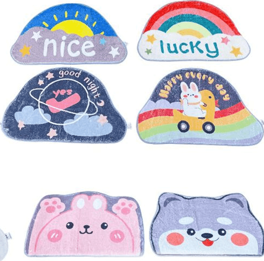 TAPPETO CUTE BAMBINI RAGAZZI STANZETTA CAMERETTA RESISTENTE ASSORBENTE 50X80 CM - 4