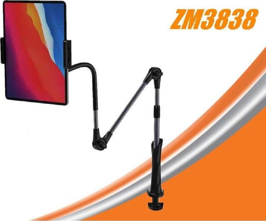 SUPPORTO UNIVERSALE STAFFA DA SCRIVANIA REGOLABILE PER TABLET SMARTPHONE ZM3838