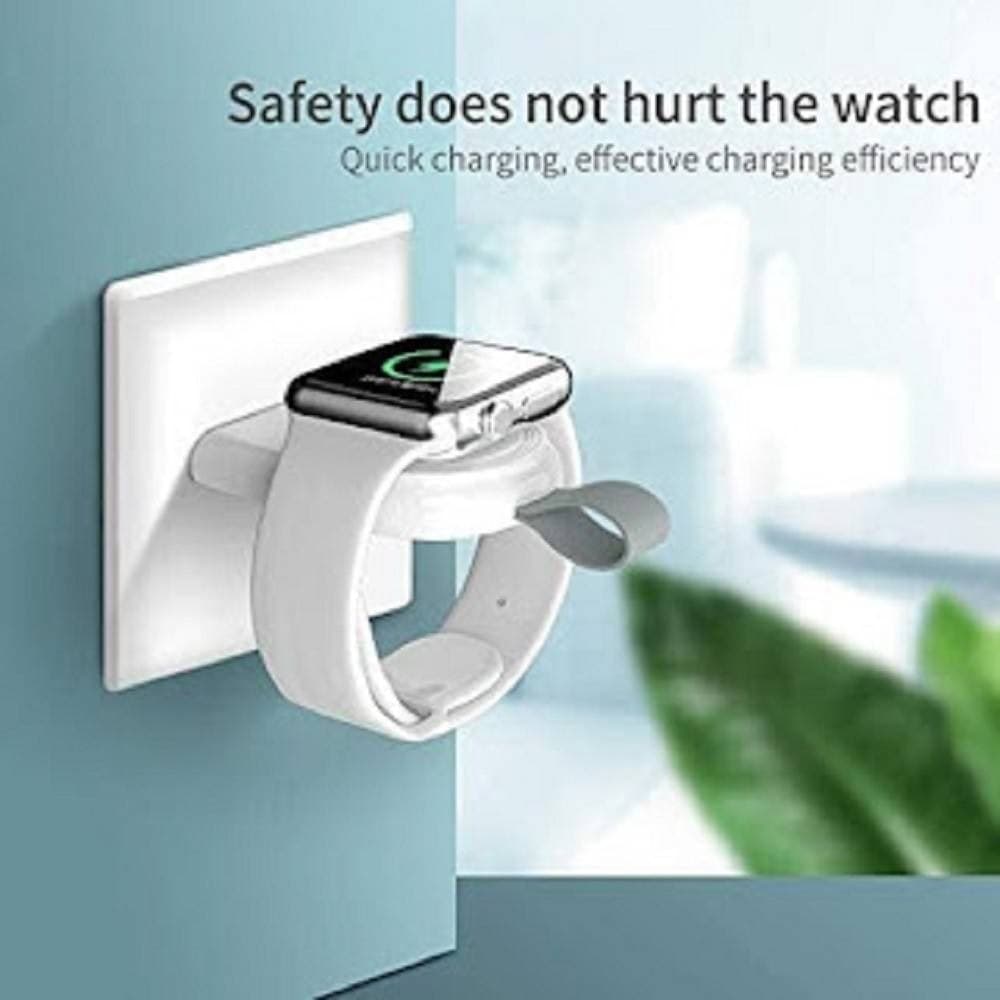 CARICABATTERIA WIRELESS PORTATILE MAGNETICO USB PER WATCH 1 2 3 4 5 2A JJT-847 - 4