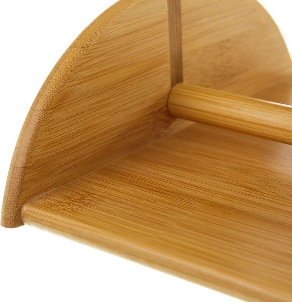 PORTATOVAGLIOLI IN BAMBÙ CON FERMO PORTA TOVAGLIOLI DA TAVOLA SUPPORTO DA CUCINA - 4