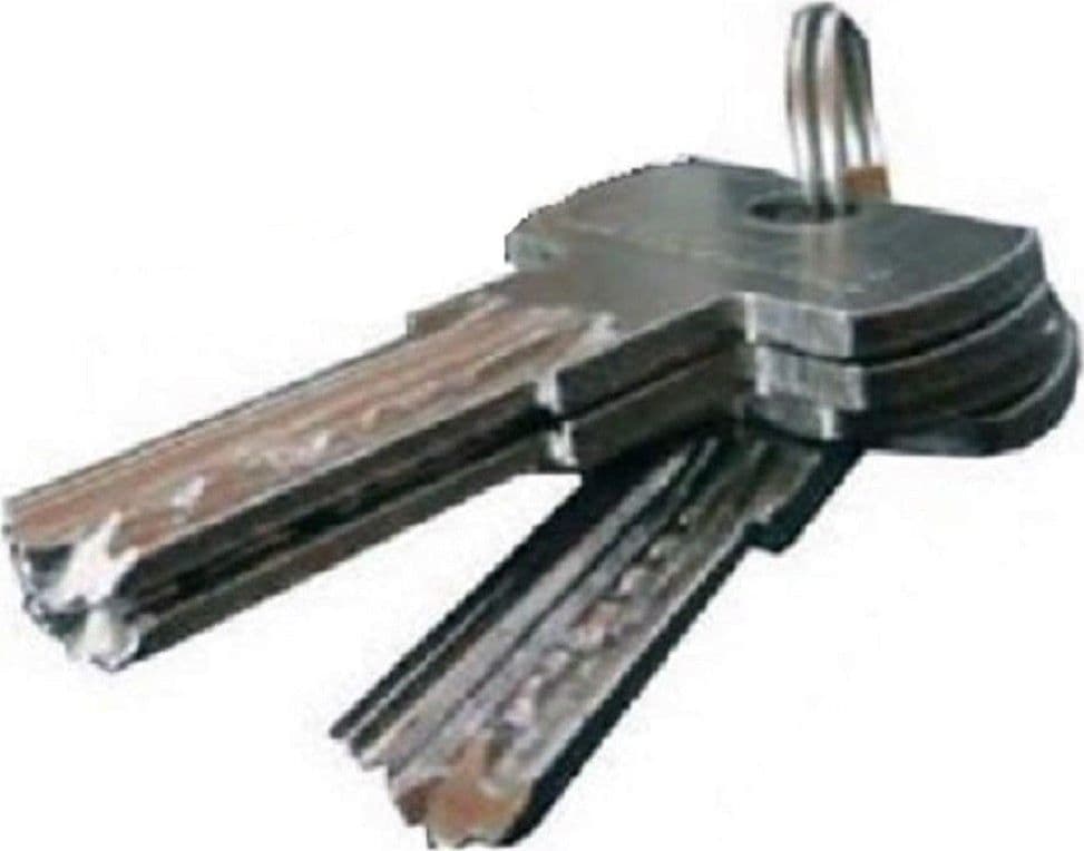 LUCCHETTO DI SICUREZZA RESISTENTE ANTISCASSO BLINDATO IN ACCIAIO - 5