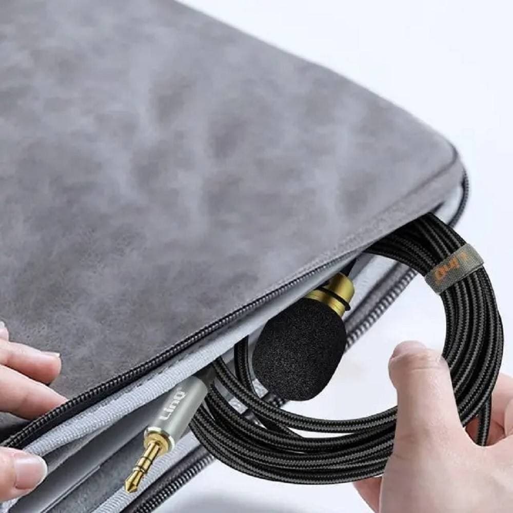 MICROFONO LAVALIER JACK 3,5 MM SUONO OMNIDIREZIONALE A 360° CAVO 3 METRI AV3553M - 10