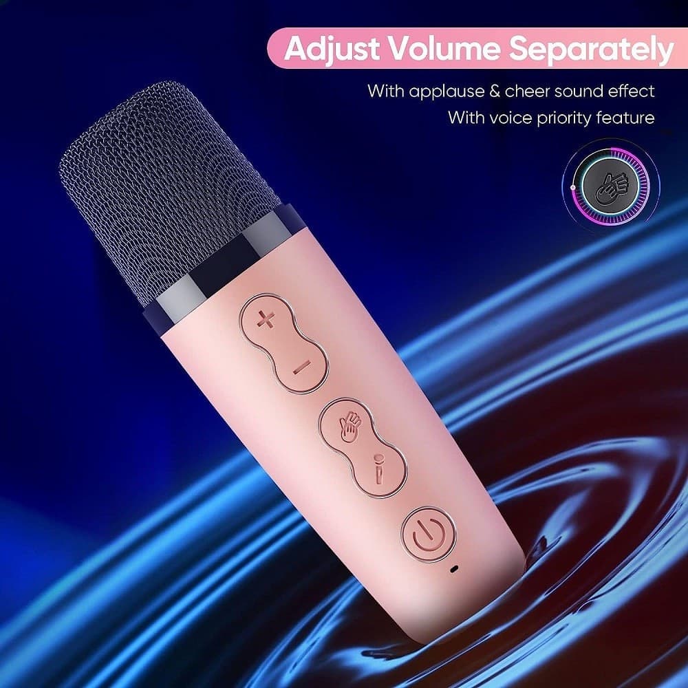 SISTEMA KARAOKE BLUETOOTH CON MICROFONO ALTOPARLANTE PORTATILE CON MANIGLIA AUDIO - 22