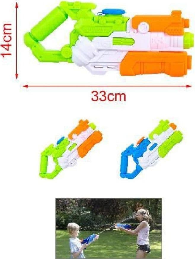 PISTOLA AD ACQUA 33X14X5,2CM 350ML BAMBINI ADULTI GIARDINO GIOCO ESTATE 2904386 - 2
