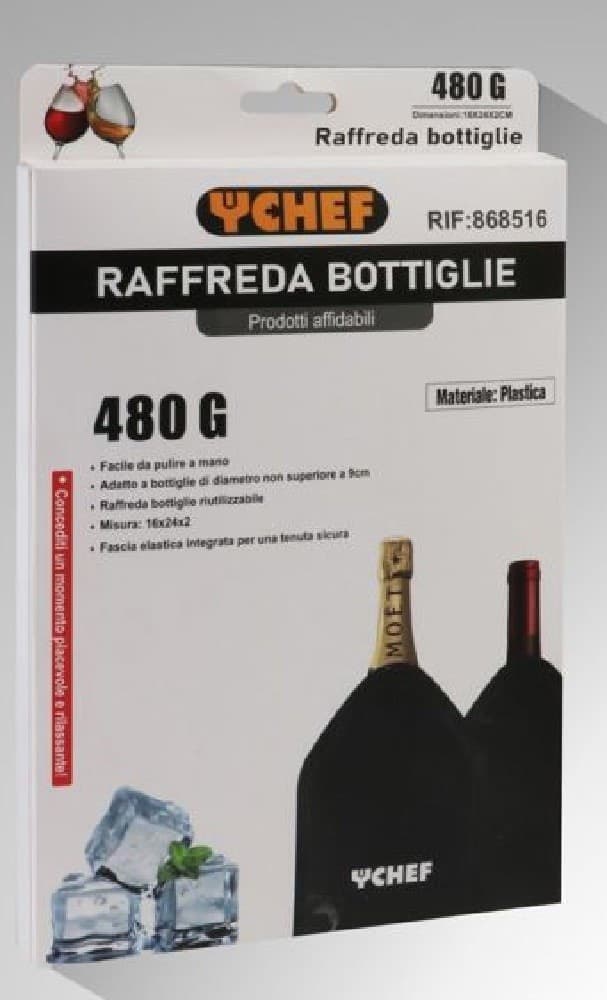 RAFFREDDA BOTTIGLIE VINO SPUMANTE REFRIGERA PROSECCO TAVOLO BORSA TERMICA 868516 - 3