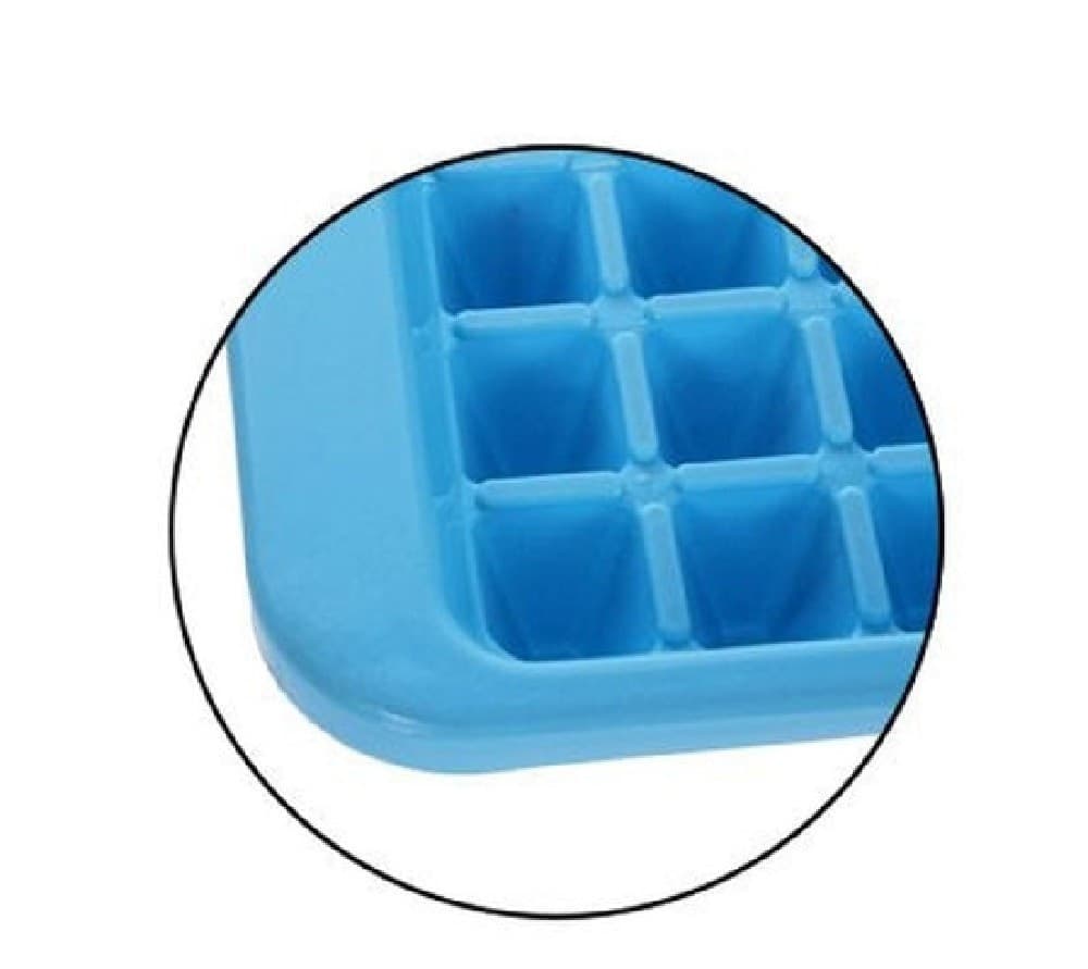STAMPO GHIACCIO 72 CUBETTI 12X24CM VASCHETTA IN VARI COLORI ASSORTITI 0214133 - 3