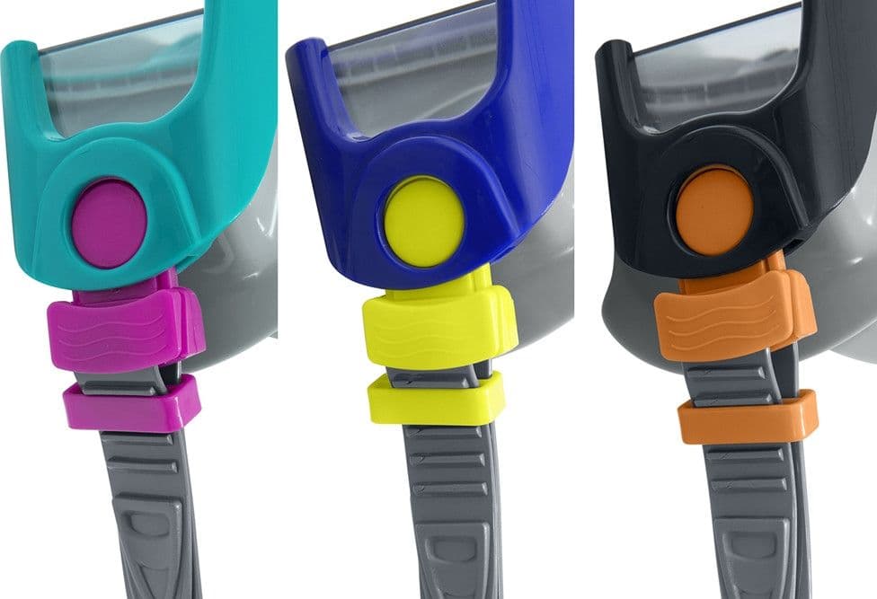 MASCHERA SUBACQUEA RAGAZZI 14+ ANNI DA NUOTO PER PISCINA MARE COLORI ASSORTITI 22044 - 14