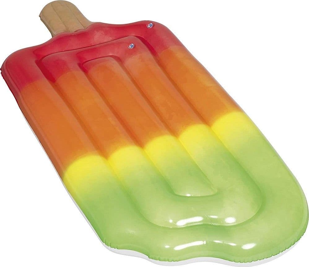 MATERASSINO MATERASSO GONFIABILE GHIACCIOLO GELATO 185X89 CM MARE PISCINA 43161 - 14