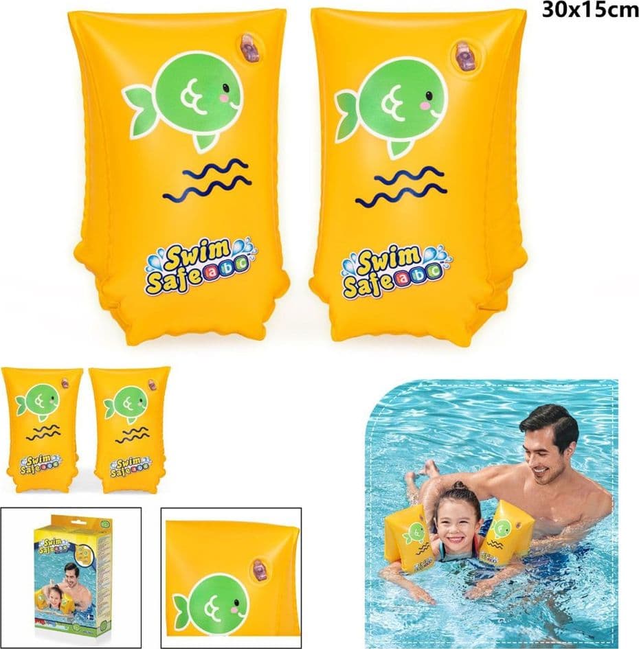 BRACCIOLI MAXI SWIM SAFE ABC STEP C 30 X 15 CM ETA' 5-12 ANNI MARE PISCINA 32110 - 6