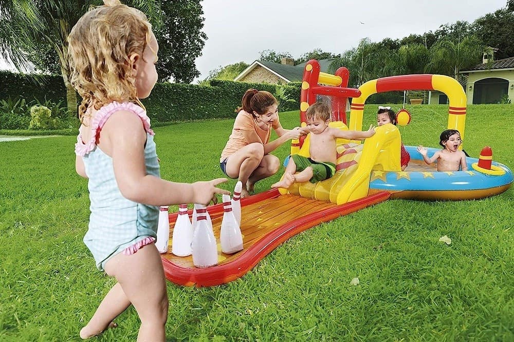 PISCINA GONFIABILE PLAY CENTER PICCOLO CAMPINE BAMBINI 435X213X117CM SPORT 53068 - 14