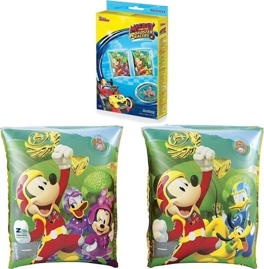 BRACCIOLI MICKEY AND THE ROARSTER TOPOLINO 23X15 CM PISCINA MARE BAMBINI 91002B - 4