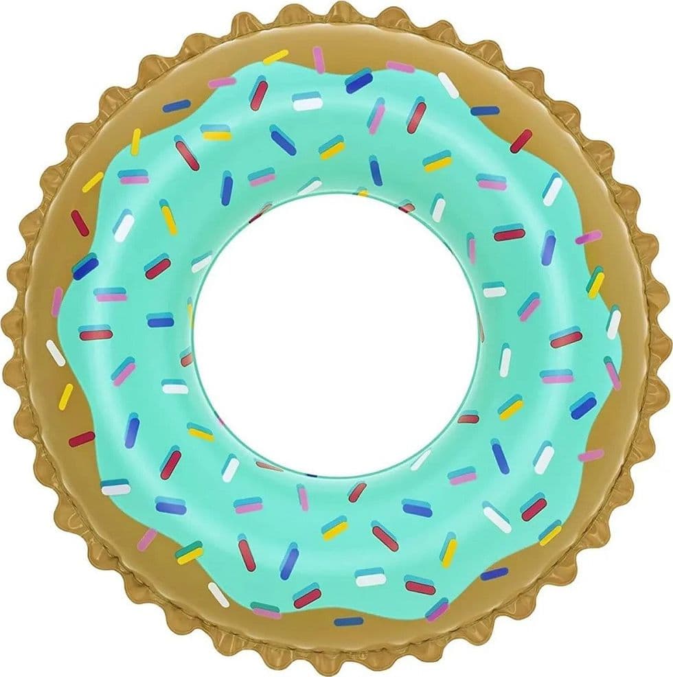 SALVAGENTE CIAMBELLA GONFIABILE FASHION 91 CM DONUT DOLCE PER MARE PISCINA 36300 - 6