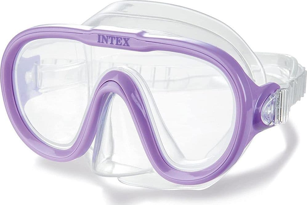 MASCHERA NUOTO BAMBINI REGOLABILE LENTI IN POLICARBONATO COLORI ASSORTITI 55916 - 3
