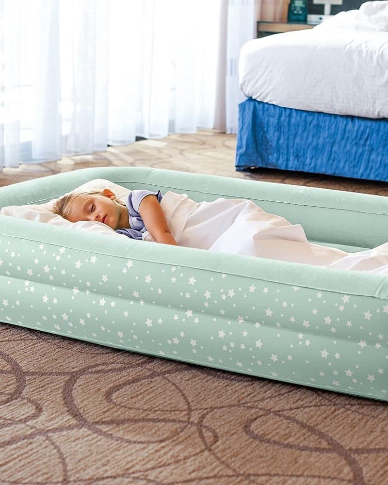 MATERASSINO GONFIABILE BABY CON POMPA MANUALE PVC 107X168X25CM PER BAMBINI 66810 - 7