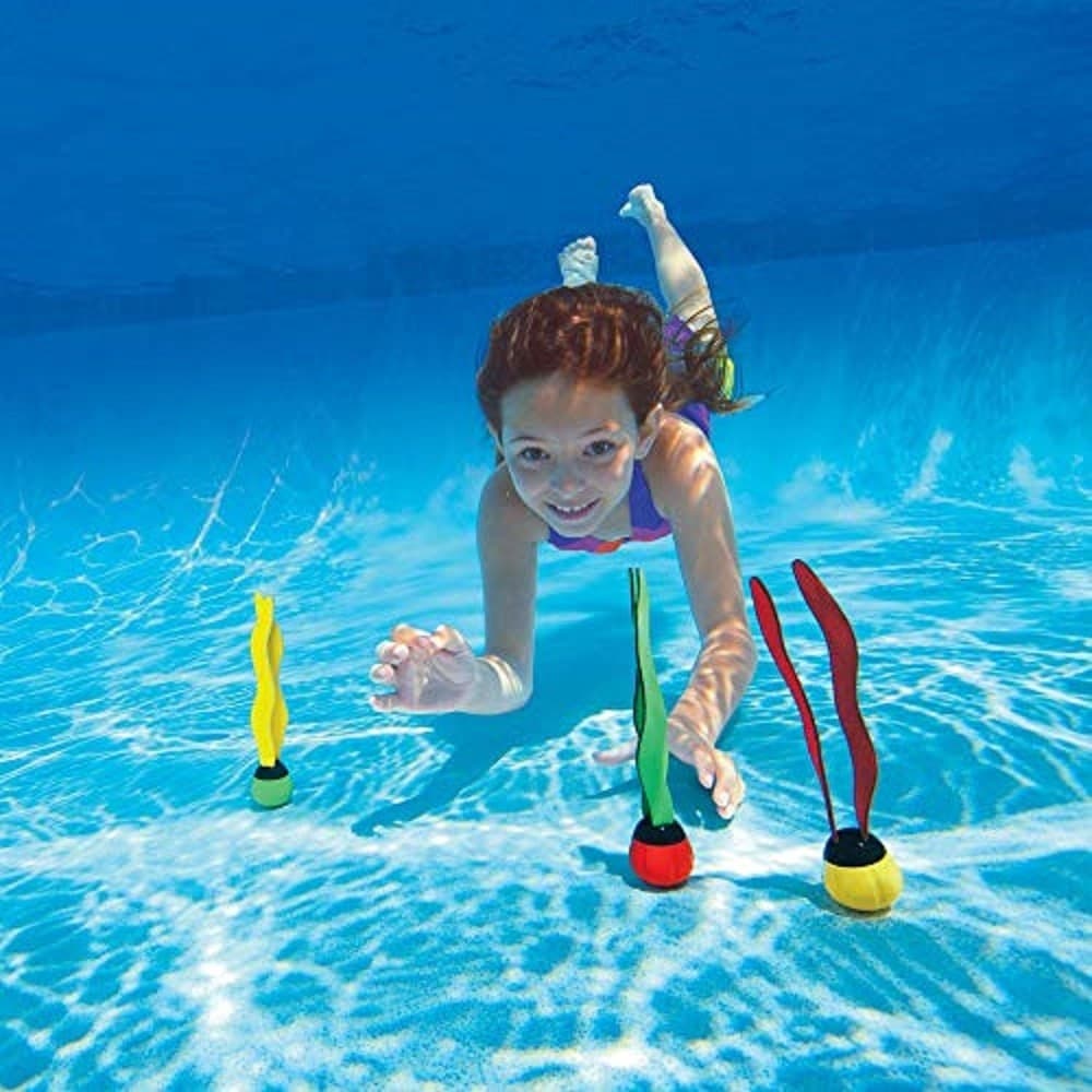 PALLINA DIVE GIOCO SUBAQUEO ACQUATICO COL ASSORTITI BAMBINI +6ANNI PISCINA 55503 - 4