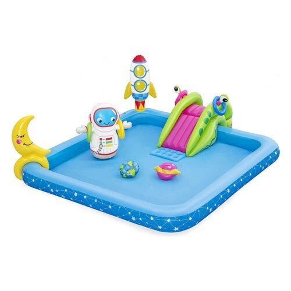 PLAY CENTER PICCOLO ASTRONAUTA GONFIABILE 228X206X84 CM PISCINA GIARDINO 53126 - 27