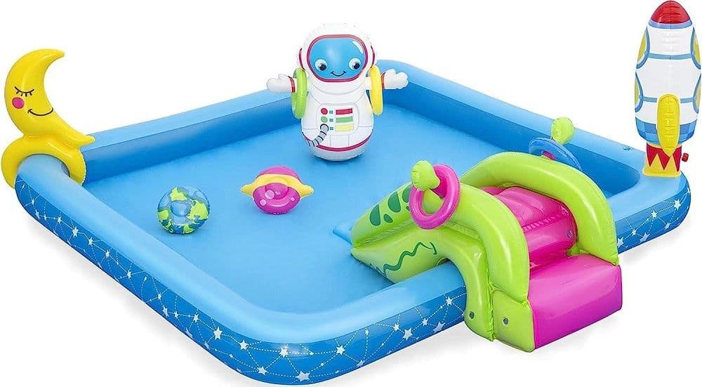 PLAY CENTER PICCOLO ASTRONAUTA GONFIABILE 228X206X84 CM PISCINA GIARDINO 53126 - 28
