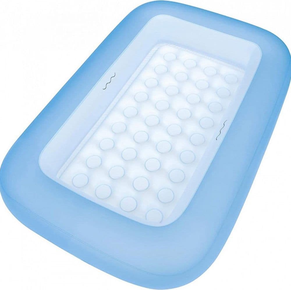 PISCINA GONFIABILE RETTANGOLARE 165 X 104 X 25 CM CON FONDO GONFIABILE BAMBINI - 5