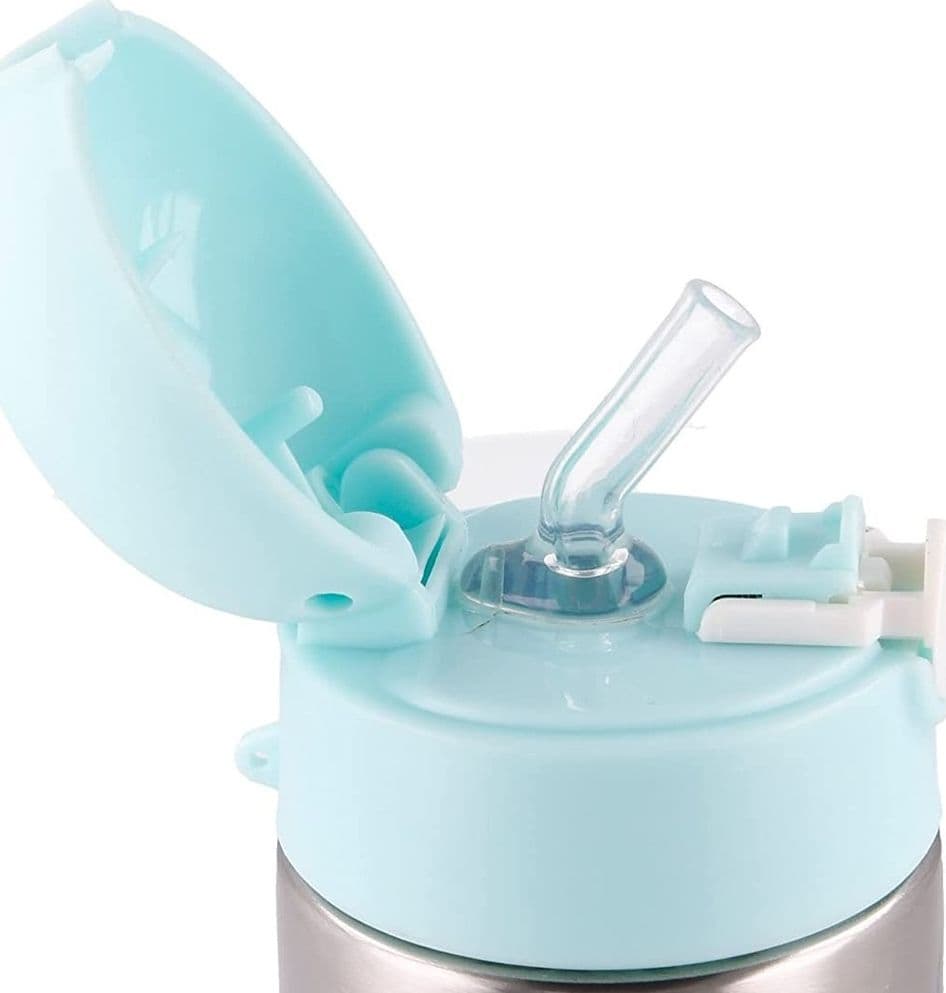 BORRACCIA POP UP BOTTIGLIA IN ACCIAIO TOPOLINO CON CANNUCCIA 530 ML MICKEY MOUSE - 3