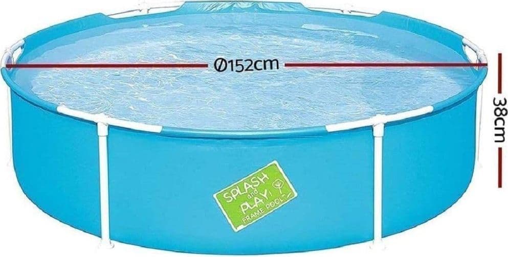 PISCINA FUORI TERRA STEEL PRO FRAME ROTONDA DA 152X38 CM 580LT PER BAMBINI 56283 - 6