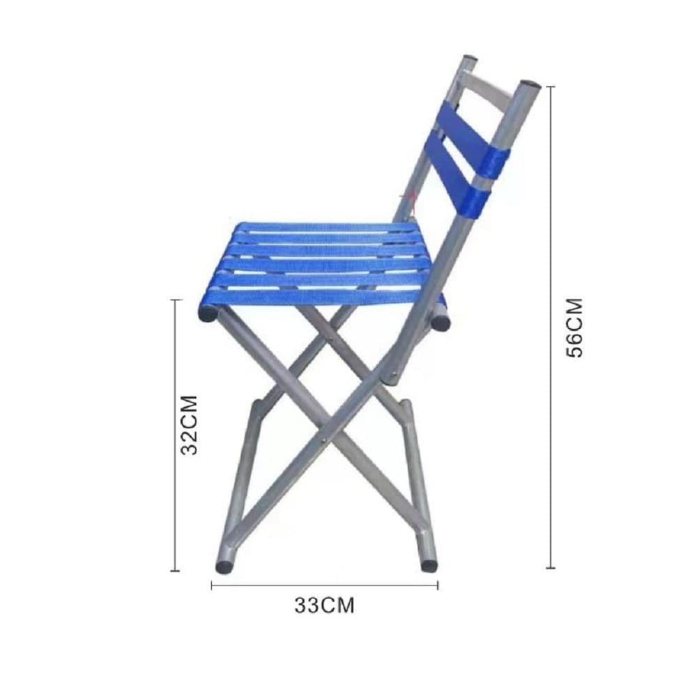 SEDIA DA CAMPEGGIO SGABELLO PIEGHEVOLE PORTATILE PESCA SPIAGGIA 32X33X56CM 615160 - 3