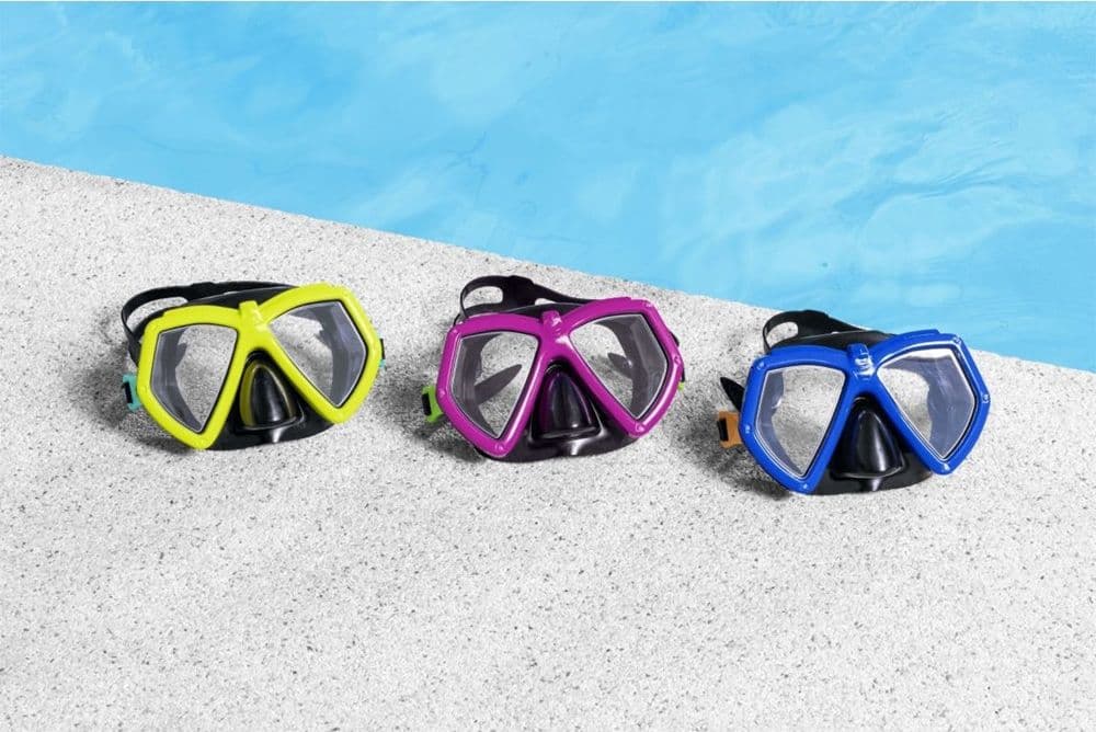 MASCHERA EVERSEA DIVE LENTI IN POLICARBONATO 7-14 ANNI COLORI ASSORTITI 22040 - 9