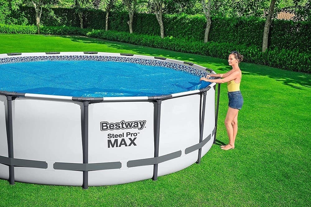 TELO TERMICO COPERTURA PER PISCINA FUORI TERRA ROTONDA DA 366 CM / 396 CM 58242 - 6