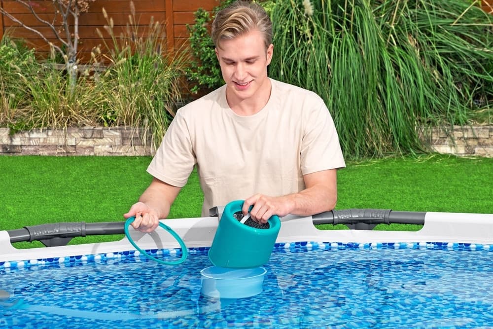 SKIMMER FILTRO DI SUPERFICIE DA PARETE PER PULIZIA PISCINA FUORI TERRA 58233 - 14