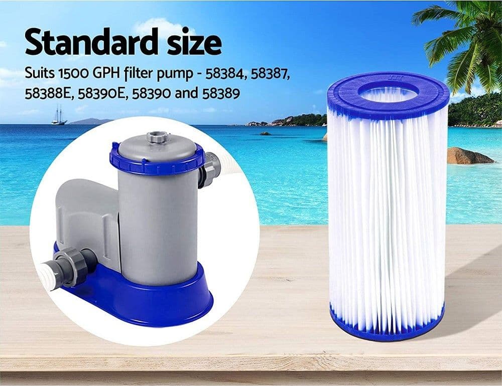FILTRO CARTUCCIA III-A DI RICAMBIO PER POMPE DA 5.678L/H POMPA PER PISCINA 58012 - 8