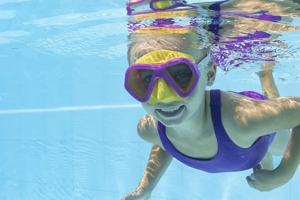 MASCHERA SUBACQUEA PER BAMBINI GLIDER CON PROTEZIONE UV COLORI ASSORTITI 22048 - 17